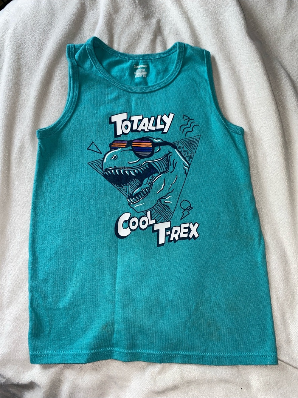 Garanimals Teal 'Totally Cool T-Rex' Graphic Tank